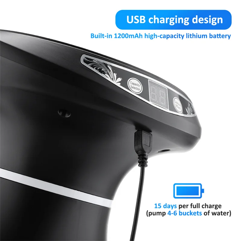 موزع مياه أوتوماتيكي محمول ، مضخة زجاجة مياه ماسورة ، مضخة كهربائية لمشروبات المشروبات