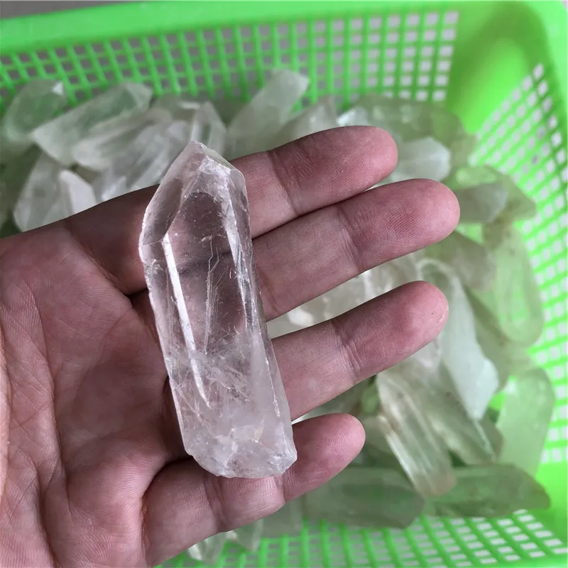 2.2LB Natural  Quartz Clear Quartz Rough Crystal Lemurian Seed Quartz Point Wand Stone Miineral Specimen Reiki Healing