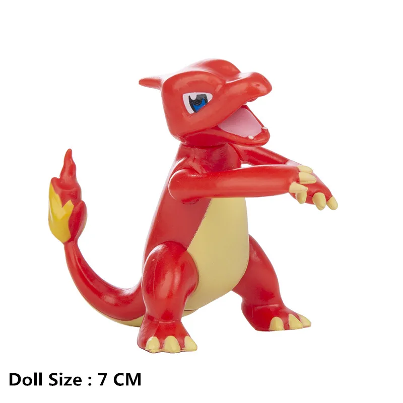 Pokemon-Figuren 3-9 cm Cartoon-Film-Anime-Figur Glurak Pikachu Mewtu Taschenmonster Actionfiguren Modell Geschenke