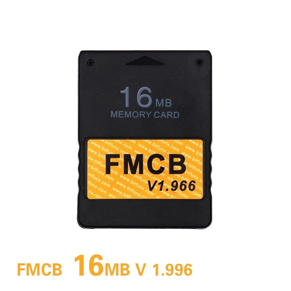 FreeMcBoot FMCB 1.966 Memory Card Fits for Sony PS2 Help You to Start Games on Your Hard Disk or USB Disk Replacement 1piece