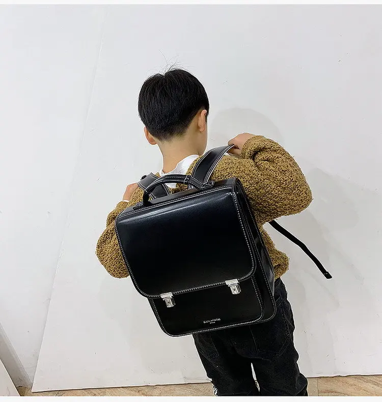 Children PU Japan school Bag students backpack bag for girls Japan School Backpack for boys kids Orthopedic backpack book bags