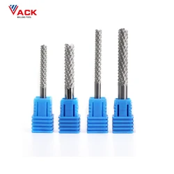 VACK Pcb 초경 텅스텐 옥수수 밀링 커터 엔드 밀 라우터 비트 목재 커터 CNC 조각 기계 도구 3.175mm 4mm 6mm 8mm
