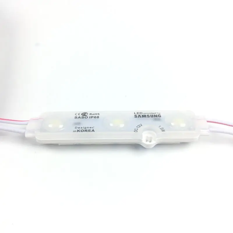 LED module ultrasonic seal LED module light waterproof back light module for sign letter DC12V 1.5W SMD 5730 3 led IP68