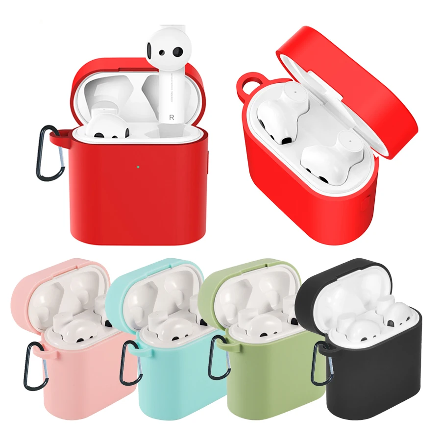 For Xiaomi Air 2S Case Cover TPU Protector Frame For Xiaomi Airdots Pro 2 2S Wireless Earphone Protective Shell Sleeve Bag Pouch