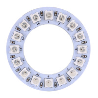 OPEN-SMART Neo Pixel WS2812 5050 Full-color RGB LED Lamp Round Panel 16-Bit 5V Cascadable Rainbow LED module for Arduino