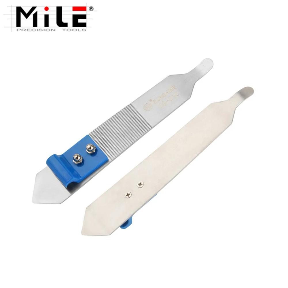 MILE double extrémités réparation de téléphone en acier inoxydable démonter cadre ouvert outils pour iPhone iPad Samsung Design antidérapant Mobile