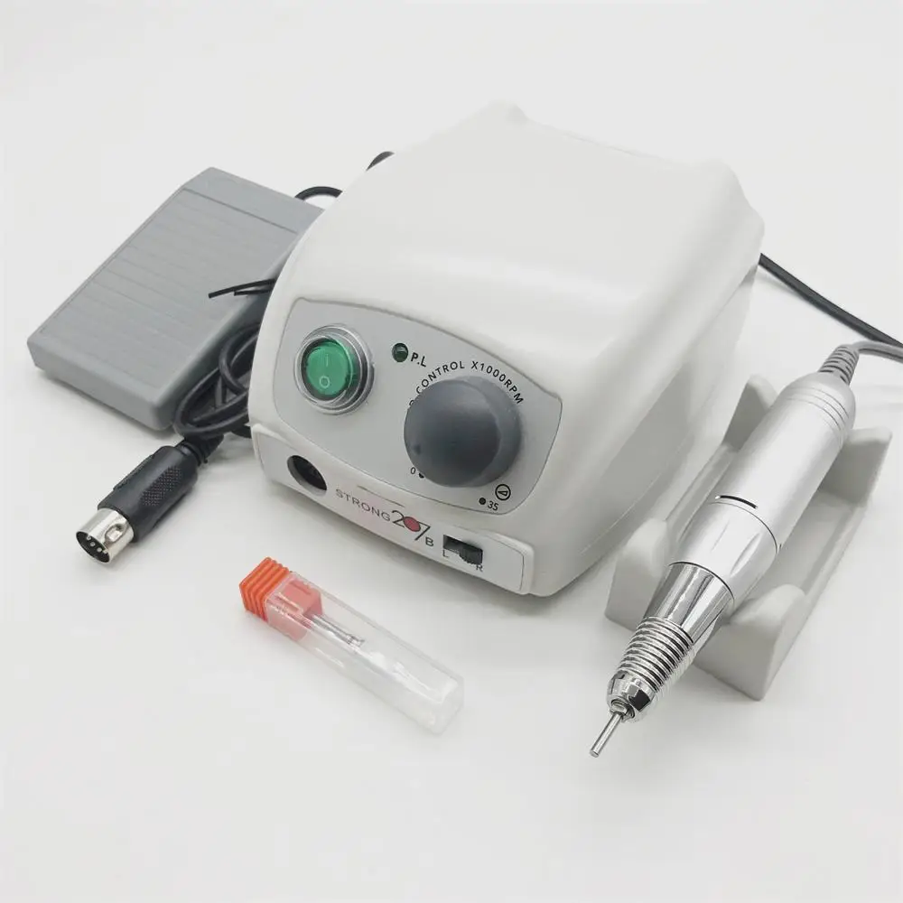 

65W Strong 207B Manicure Machine 35000rpm Electric Manicure Drill Handle Nail File Equipment manicure machine Nail File Set