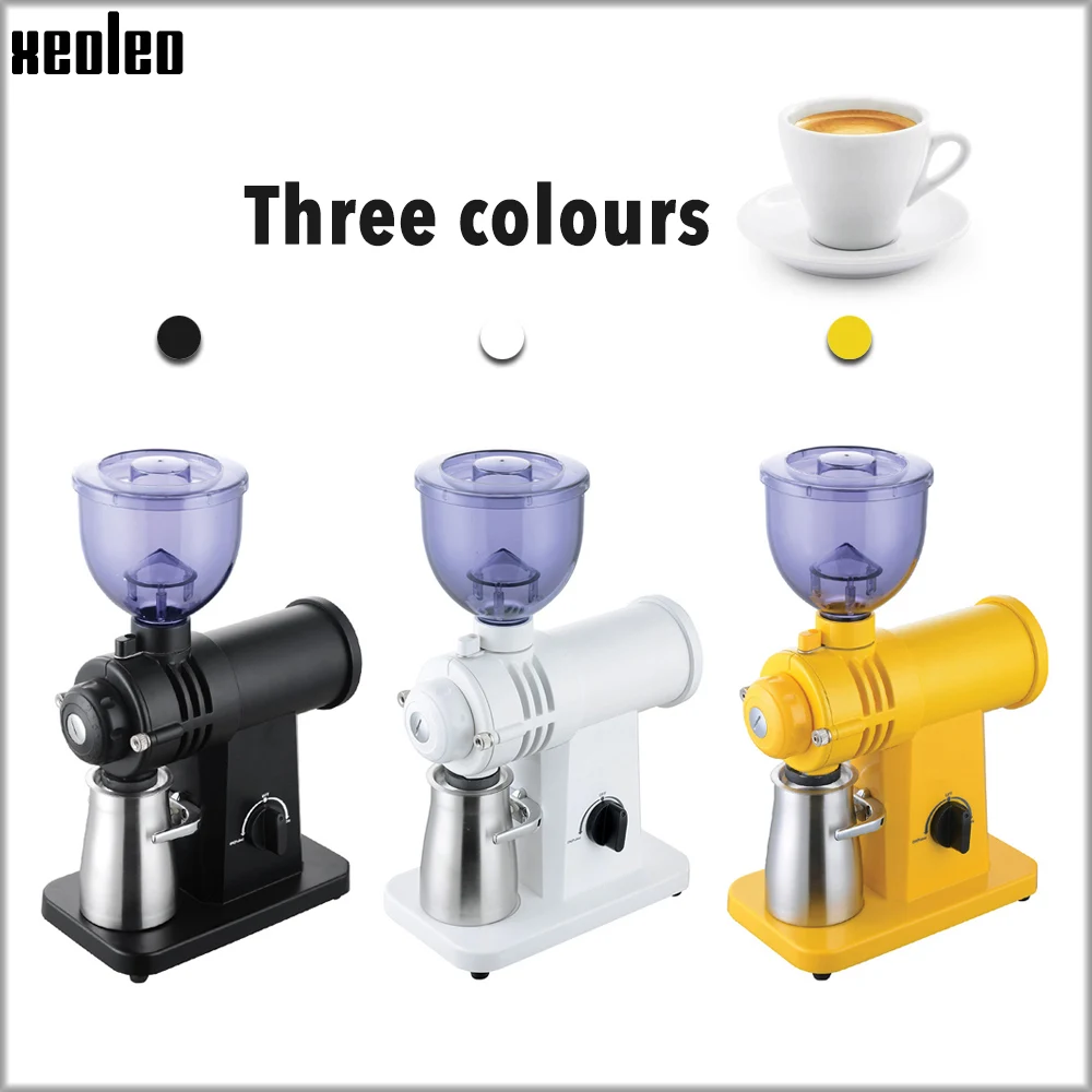 XEOLEO 250g Filter coffee grinder 150W Electric Coffee grinder Stainless steel Ghost teeth Yellow/white/black Coffee grinder