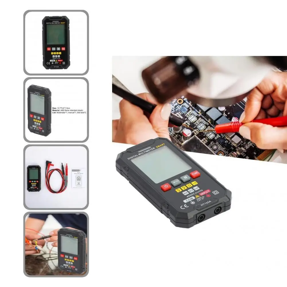 

Digital Multimeter Compact Hand-held Multimeter Safe Quick Check Digital Mini Portable Multimeter