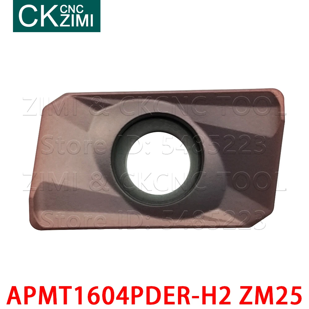 APMT1604PDER-H2 R0.8 Carbide Dạng Xay Dạng Indexable Lưỡi Dao CNC Ăn Xay Toos APMT 1604 PDER Cho Thép Không Gỉ