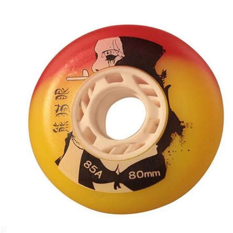 [72mm 76mm 80mm] oryginalny 85A Panda oko kółka do deskorolki wrotki koła do SEBA RB Skating koła przesuwne FSK 4 sztuk/zestaw — zdjęcie 2