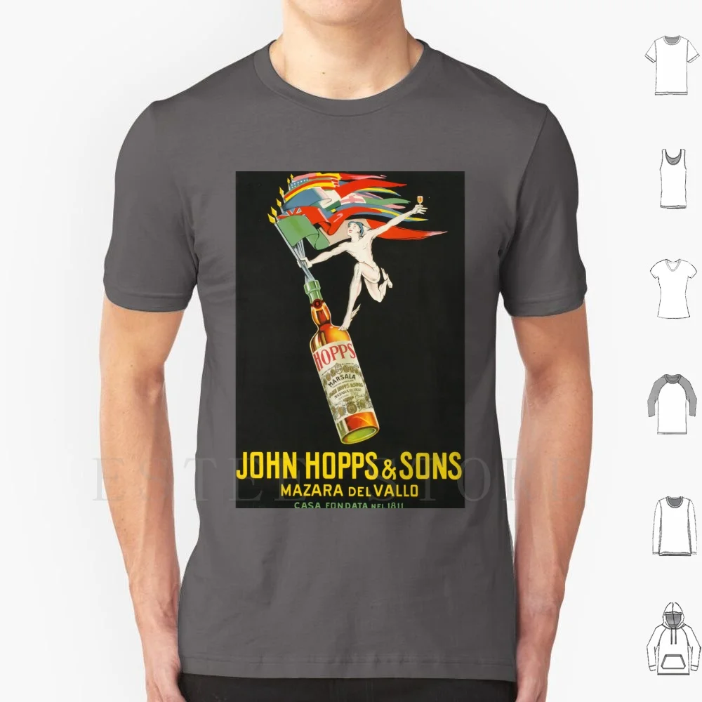 John Hopps & Sons , 1923 , Art Deco Poster T Shirt DIY Big Size 100% Cotton 1920 1930 1920s 1930s Art Art Art Art Artwork Art
