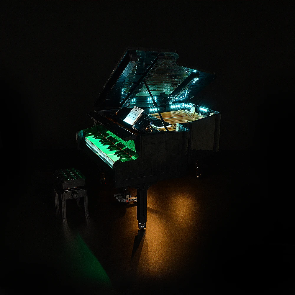 LED Light Up Kit For Ideas 21323 Grand Piano Building Blocks Lighting Set Not Included Building Blocks