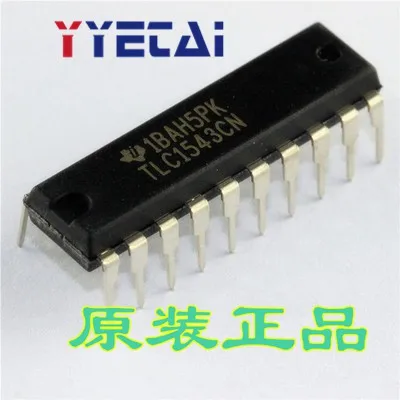 TAI 2PCS TLC1543CN TLC1543IN 10-bit analog-to-digital converter In-line DIP-20 brand new genuine