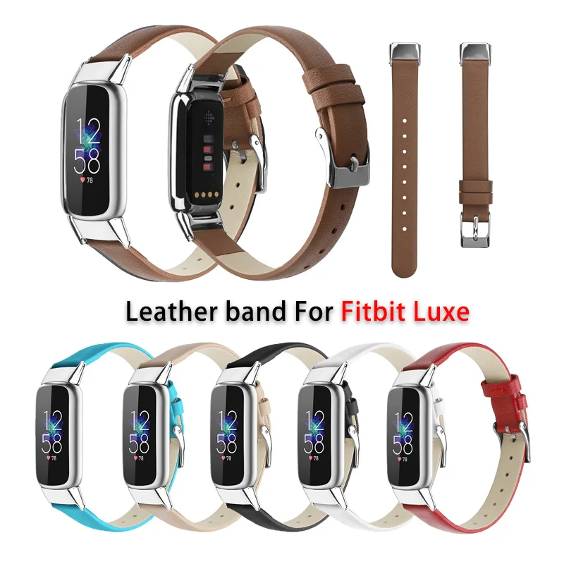 

Leather band For Fitbit Luxe Smart Watch Leather Bracelet Correa Women Men Watchband For Fitbit luxe Special Edition