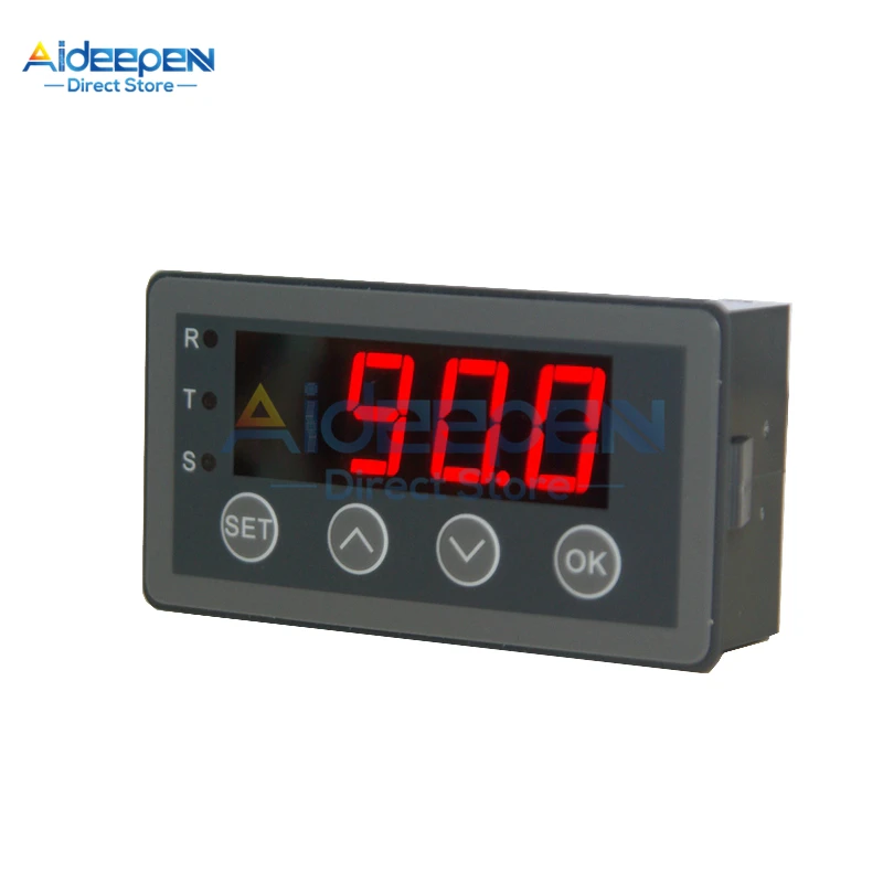 LED Digital Display Meter 0-10V 0-20mA 2-10V 4-20mA Analog Input Display Table Digital Display Head Relay Output/RS485 Output