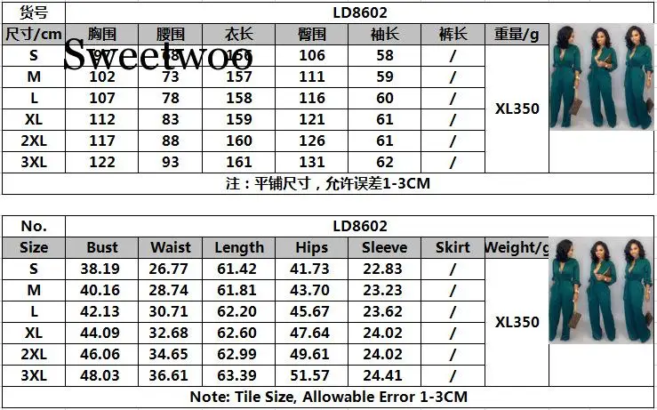 Sexy Overalls Rompers Womens Jumpsuits 2020 Autumn Pants Casual Vintage Deep V Neck Long Sleeve Party Playsuits Plus Size