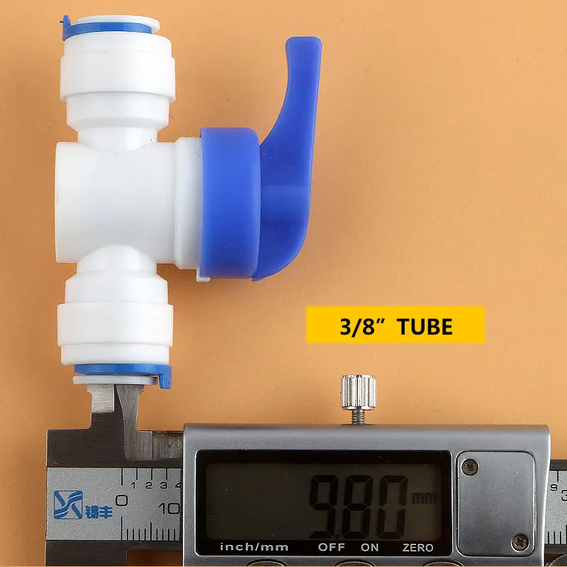 خرطوم غسيل عكسي سريع للأنبوب 3/8 " - 3/8" ، 9.5 مللي متر ، تركيب أنبوب PE ، مفتاح مشترك ، مرشح المياه ، نظام التناضح العكسي ، حوض السمك