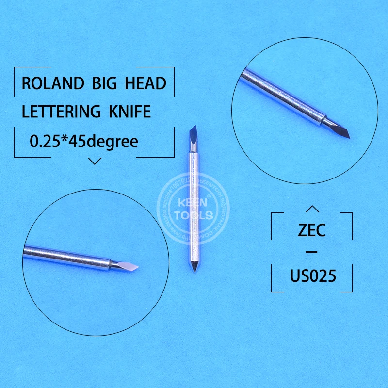 Big Head Roland Cemented Carbide Blade Vinyls Reflective Film Cutter ZEC-US025 ZEC-U3075 ZEC-A5022  ZEC-A3075 ZEC-U3100 SP-300