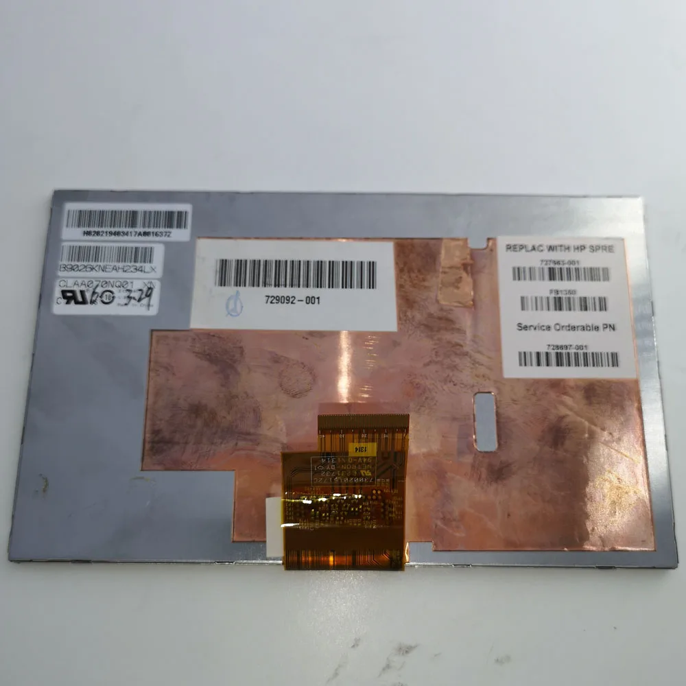 

LCD Display screen Parts 7" For Toshiba AT7-A