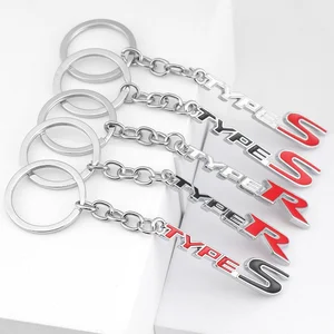 Máy chủ xe hơi Keychain Người giữ cửa hàng của chiếc nhẫn cho Honda Racing Sports City Dyssey Civic Accord CRV HRV FIT 10 Chaves bán hàng chính Honda Type R - №4