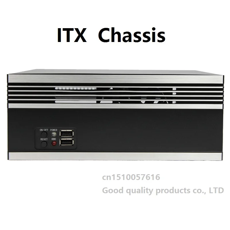 

Server Mini Chassis Compatible ITX Motherboard FLEX 1U Power Supply Silver Panel Industrial Control Small Mini Computer