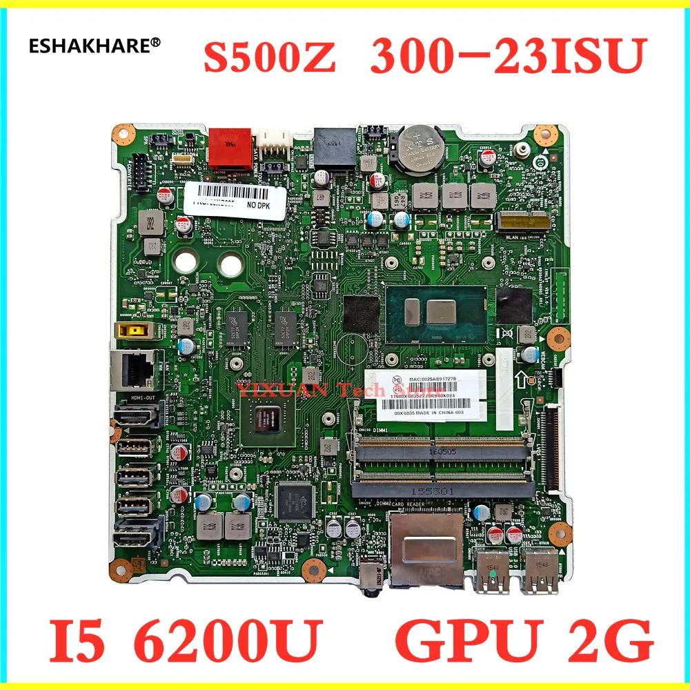 

ISKLST Mainboard For Lenovo AIO 300-23ISU Motherboard With I3 I5 CPU 2GB GPU S5130 S500Z 300-22ISU 6050A2740901 100% Test work