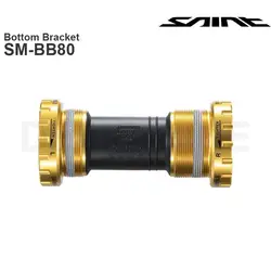 Original SHIMANO SAINT M820 SM-BB80 Bottom Bracket - Threaded - HOLLOWTECH II - 68/73/83 mm shell width