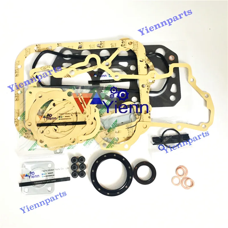 For Mitsubishi L3A Full Gasket Kit Fit Iseki TU120 TU130 TU1400 TU1401 TX1410 TX145 TX2140 Tractor Engine Spare Parts