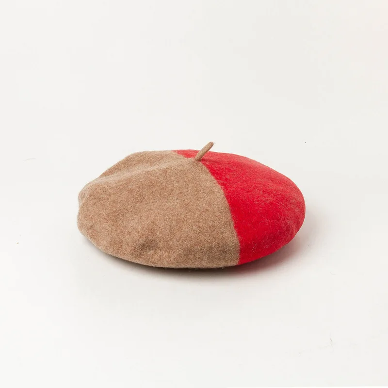 COKK New Fashion 90% Wool Beret Women Hat Painter Cap Thick Warm Lady Vintage Bonnet British Hat Female Style 2 Colors