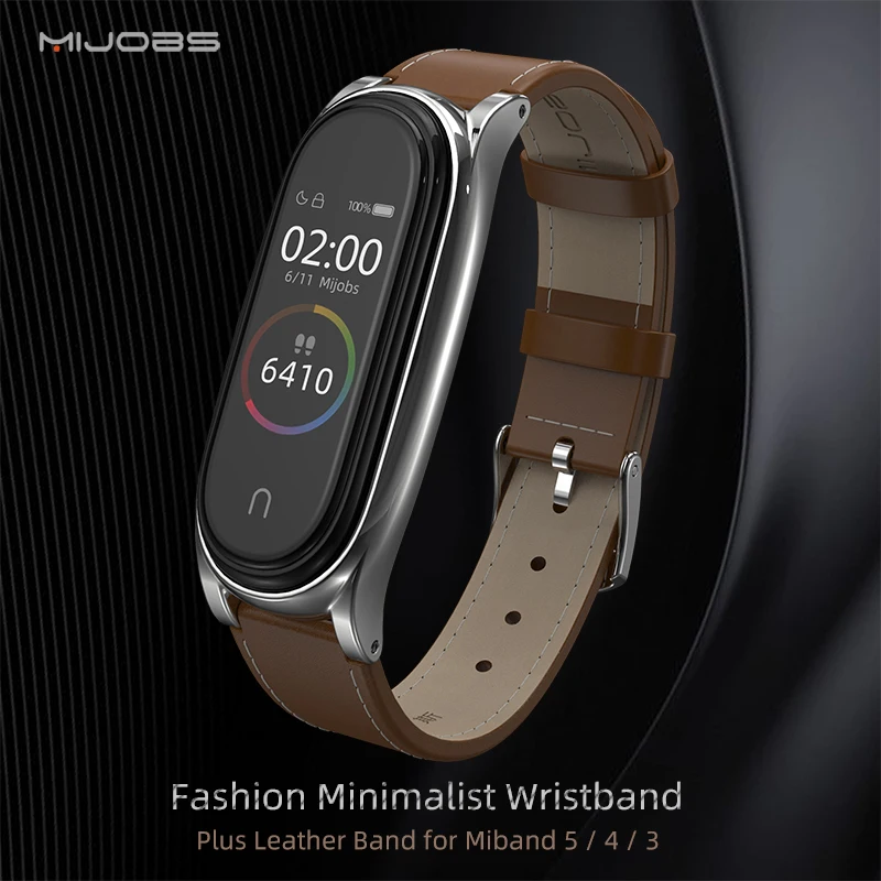 Dành Cho Xiaomi Mi Band 5 6 Dây Đeo Miband 4 3 Chính Hãng Dây Da Vòng Tay Cho Đồng Hồ Thông Minh Nồi Cơm Điện Từ Correa Thay Thế cổ Tay Dây