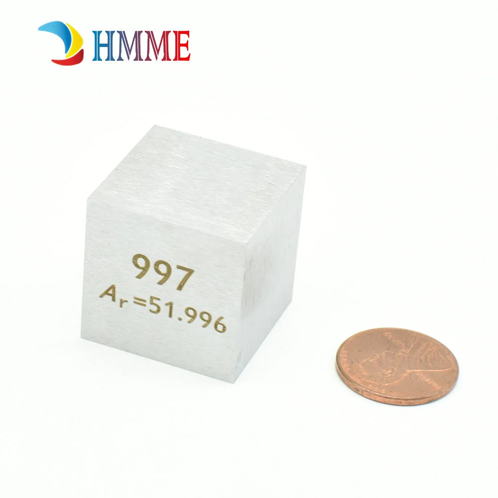 Imagem -03 - Cromo cr Polegada Cubo 25.4x25.4x25.4 mm 10 mm Elemento de Alta Pureza Densidade Cromo Requintado Coleção de Metal para Ciências e Presentes