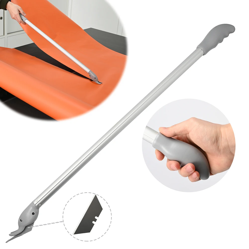 FOSHIO Safety Carbon Film Paper Cutting Tool Foil Tints Sticker Decal Slitter Cutter Vinyl Car Wrap Styling Long Handle Knife