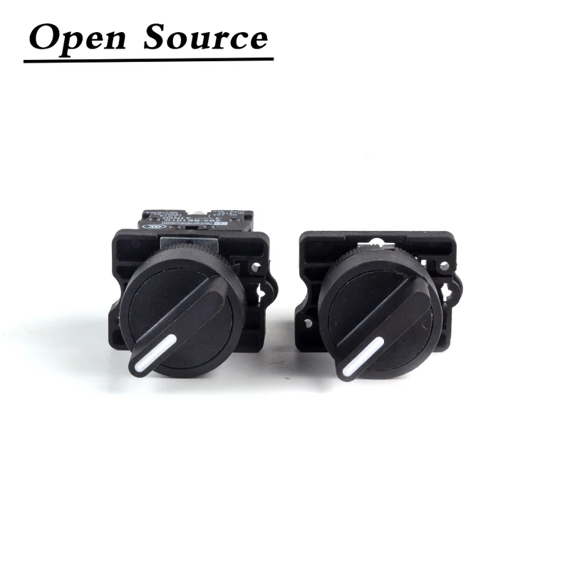 22mm XB2-ED21 XB2-ED33 Self-locking/Latching Knob Switch 10A/600V 2 Position 3 Position Select Button Switch