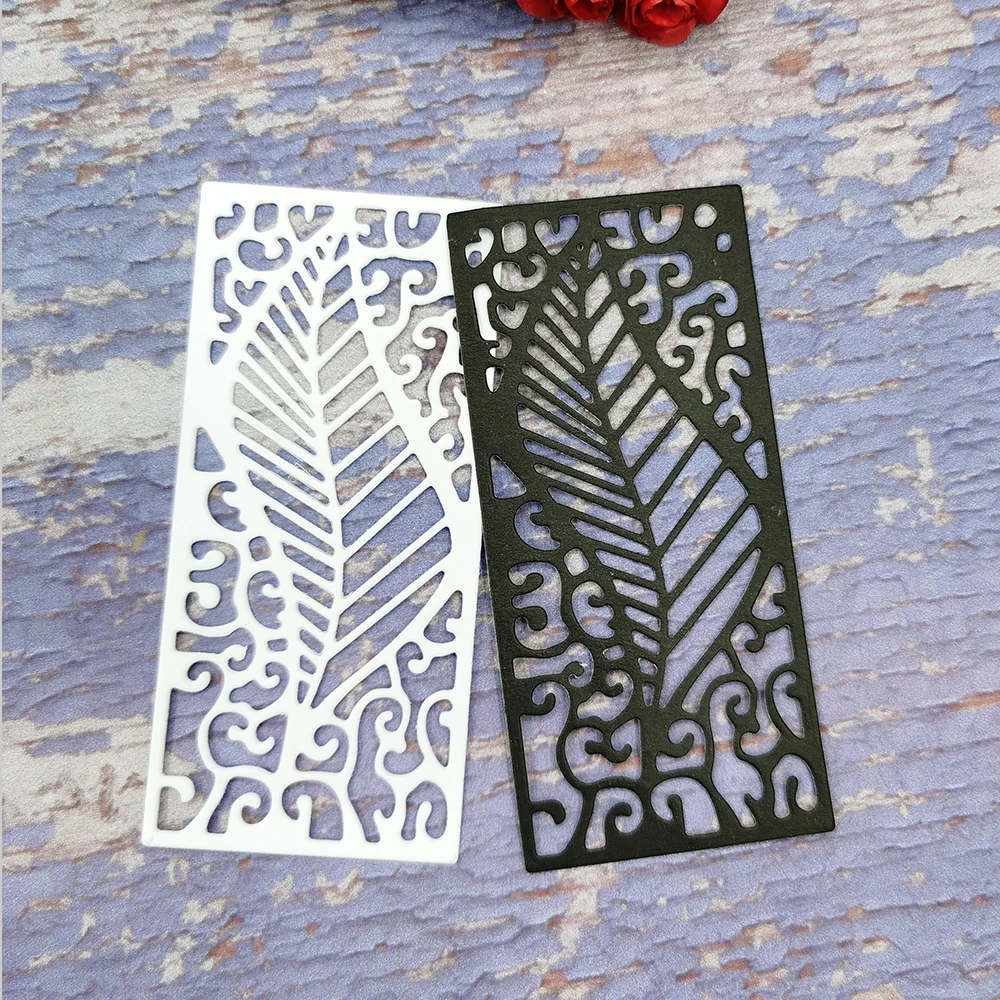 Leaf Frame Metal Cutting Dies for Card Making Mold Photo Album Stencil DIY Craft Handmade Die Cutter