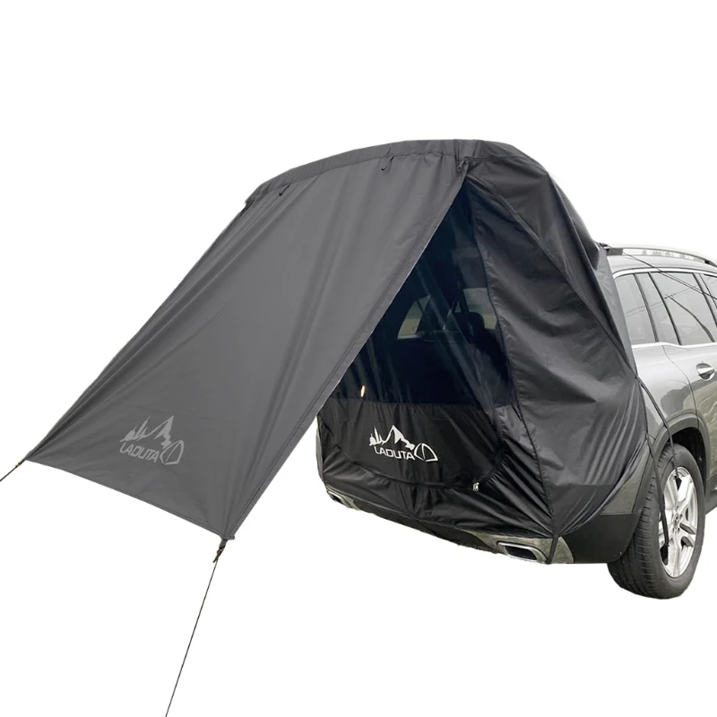 Car Trunk Tent Sunshade Rainproof Tailgate Shade Awning Tent for Car Self-Driving Tour Barbecue Outdoor Camping