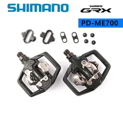 SHIMANO GRX PD ME700 SPD Trail Adjustable Stable Pedal For Enduro MTB Mountain Bike Bicycle Black With Wide Surface 11 Speed