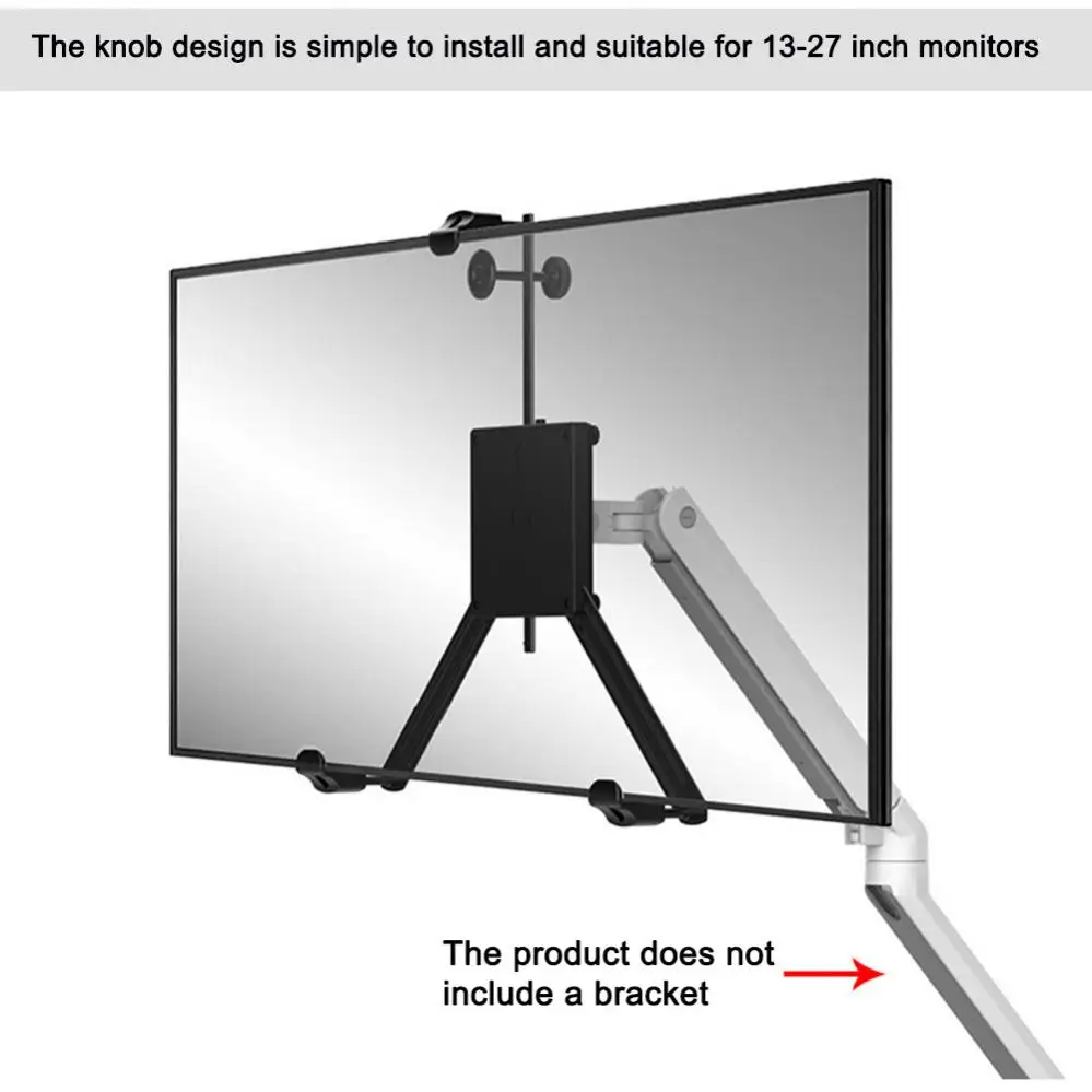 17-32-calowy adapter przedłużający Uchwyt mocujący Uchwyt monitora Wspornik monitora poniżej 12 kg Brak otworów montażowych Wyświetlacz LCD