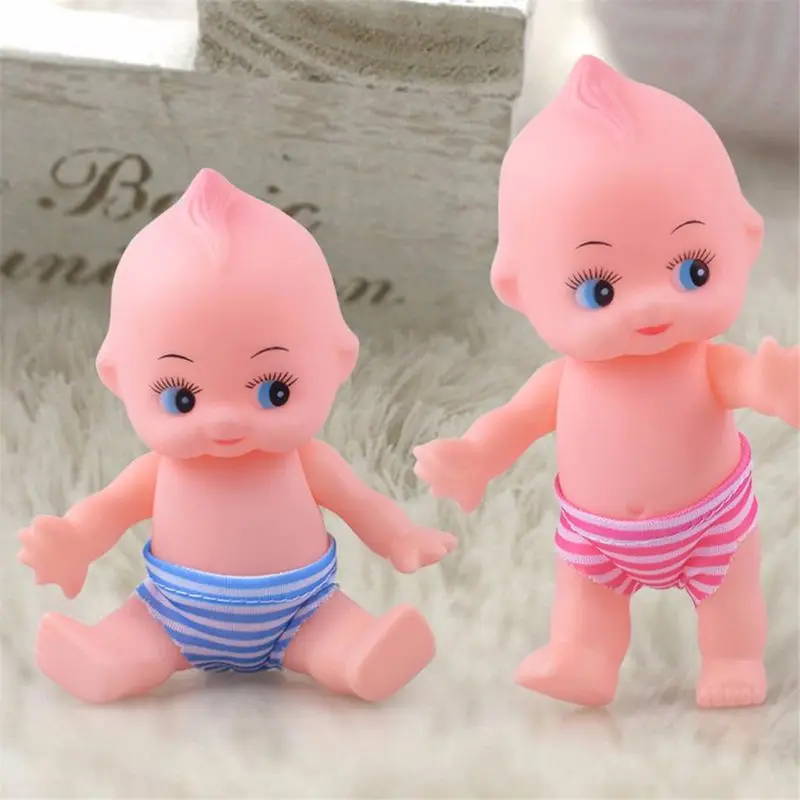 1pc Soft Silicone Rubber Squeezing Sound Baby Bath Beach Vocal Toys Kids Playing