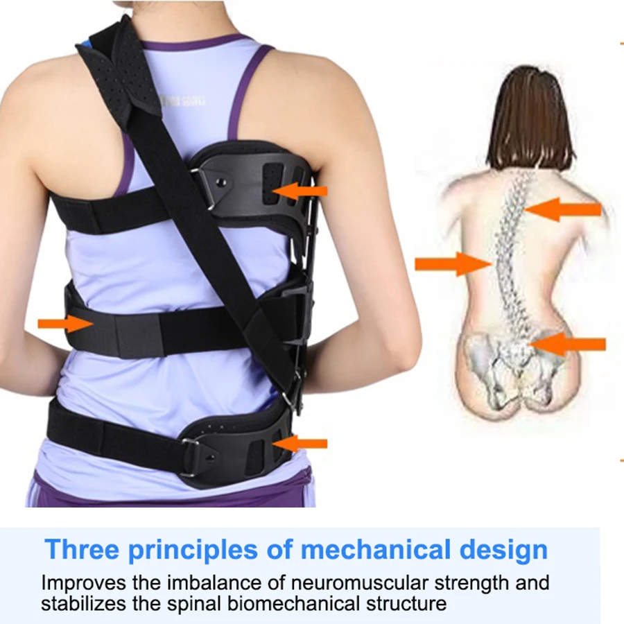 adjustable back posture corrector back support Scoliosis Spinal Auxiliary Orthosis belt corset  for  Back Postoperative Recovery