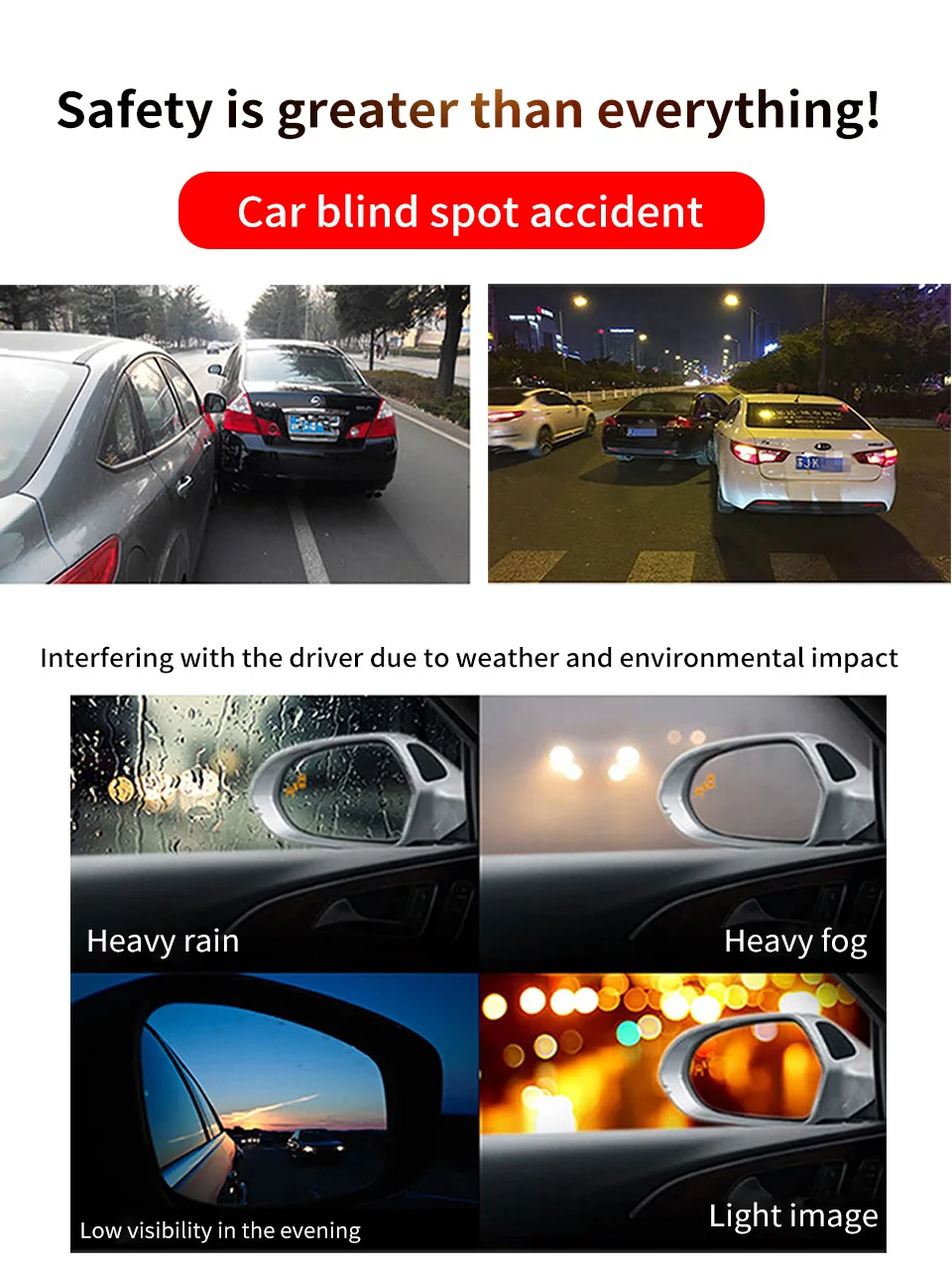 Driintel 79GHz77GHz RCTA AOA Millimeter Wave Radar Blind Spot Detection System BSD BSM BSA Microwave Radar Blind Spot Monitoring