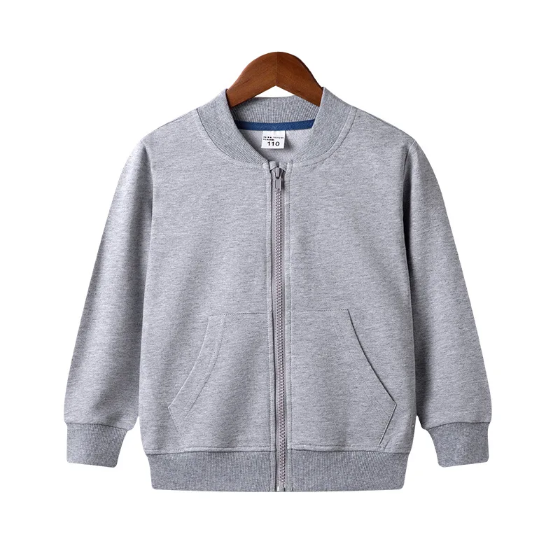 

Kids Zipper Hoodies 2-12Years Old Young Children' Sweatshirt Boys & Girls Clothing Outdoor Sportswear Cotton Coat Jacket Selling