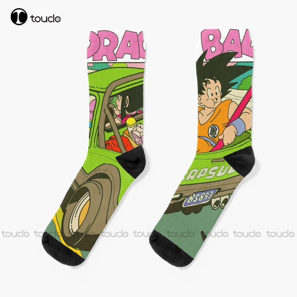 Capsule Corp Retro Socks Socks For Womens Personalized Custom Unisex Adult Teen Youth Socks 360° Digital Print Christmas Gift