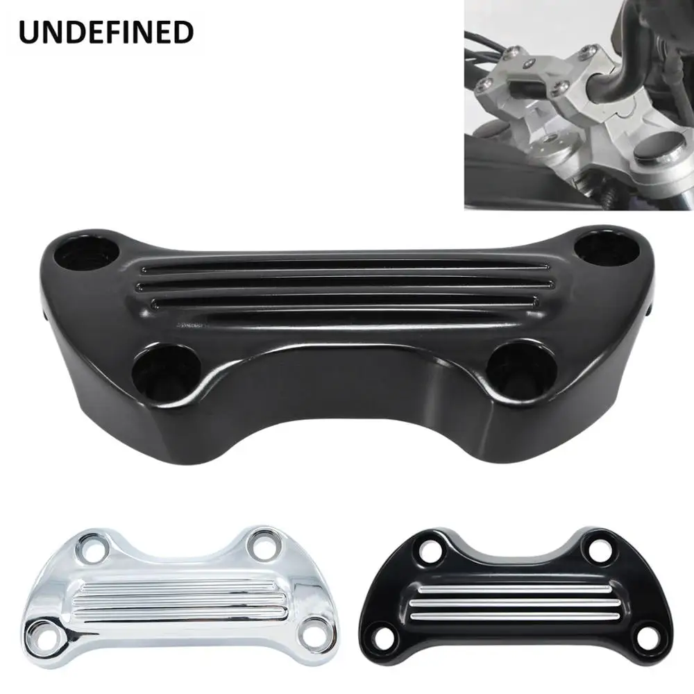 

Motorcycle Handlebar Top Clamp Bar Riser Mount Cover 1" 25mm for Harley Touring Road King Street Glide FLHX FLHTK 1974-2017