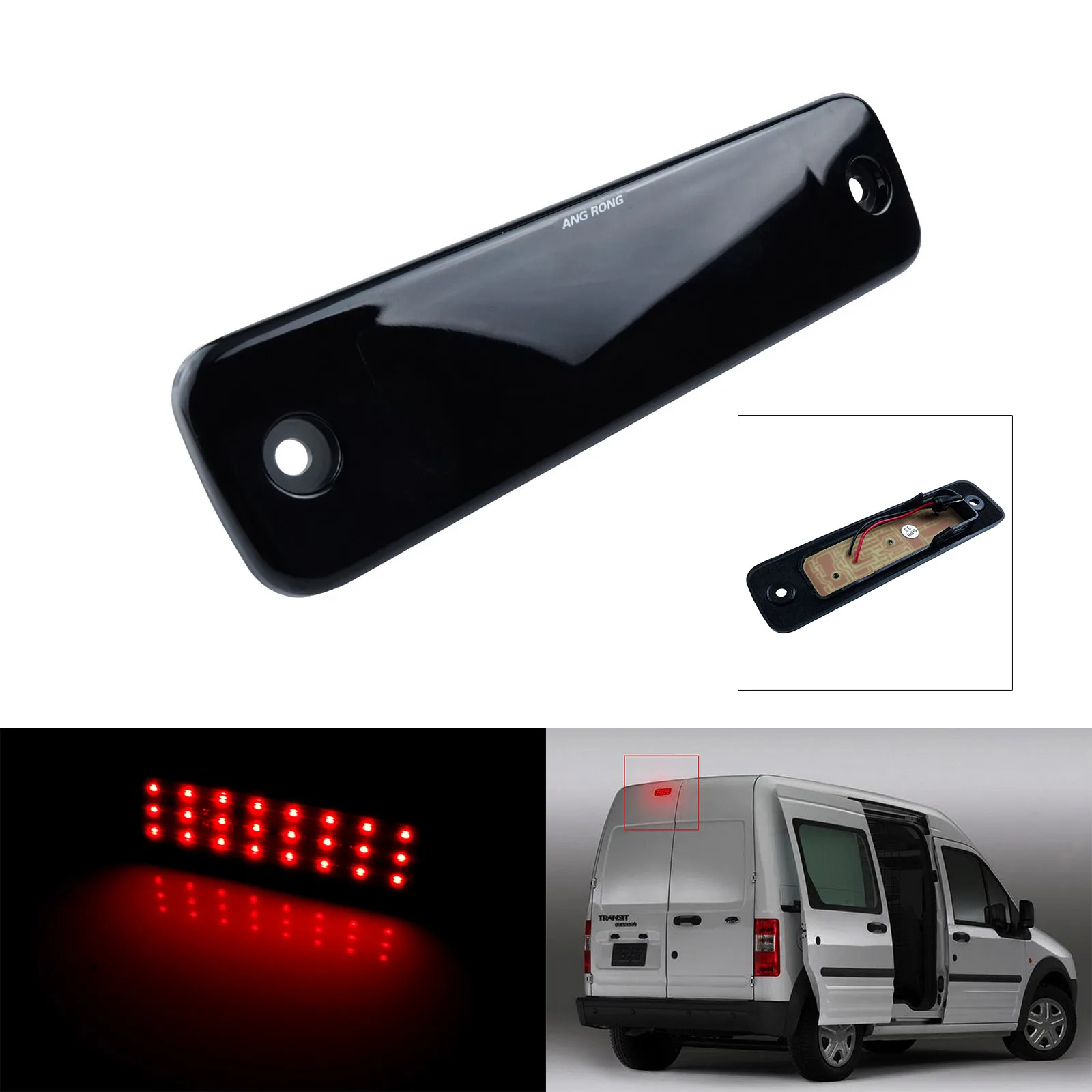 ANGRONG LED 3rd Third Rear High Level Brake Light 12V For Ford Transit MK7 Tourneo 06-14