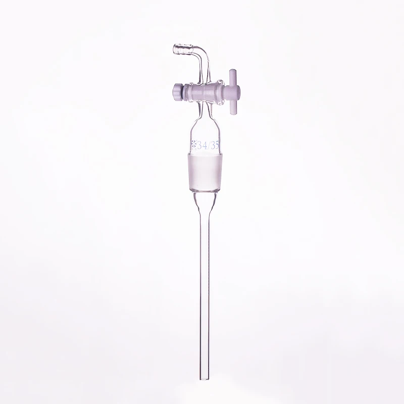 

Curved suction connector,Feeding tube,PTFE valve 34/35,200mm long under the scrub,Joint with PTFE stopcock standard ground mouth