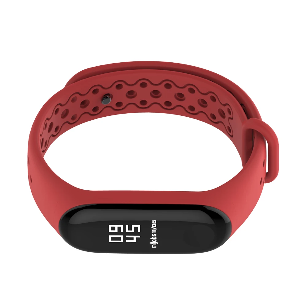 Per Mi Band 4 Cinghia Traspirante In Silicone Braccialetto Mi Curva 4 Cintura per Xiaomi Correas Miband 3 4 NFC Smart wristband Pulseira di Sport