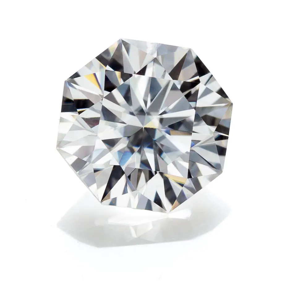 

2024 Hot Sale Special Cut Hexagon D Color Moissanite For Fashion Jewelry Loose Moissanite Gemstone Loose Synthetic Gems