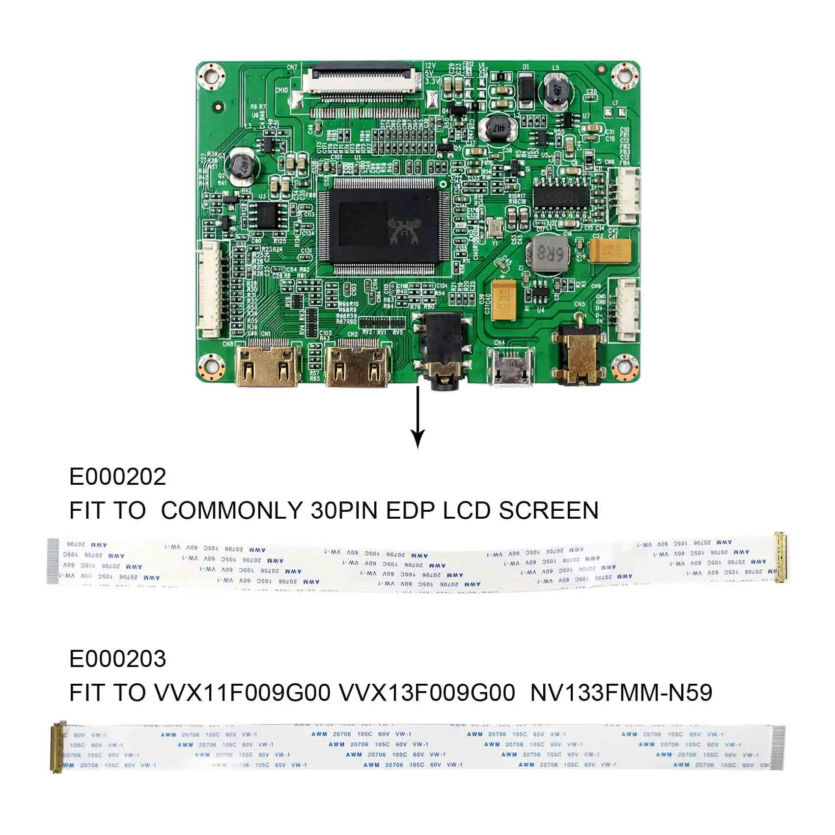 Mini HD-MI LCD Controller Board For 1920x1080 11.6