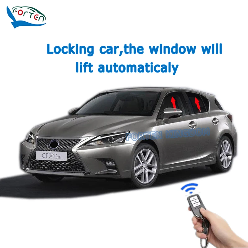 Forten Kingdom Car Auto Intelligent Power Side Rear View Mirror Folding And Windows Closer&Open Module Kit For Lexus CT200 2017